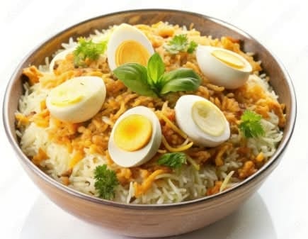 Egg Biryani.