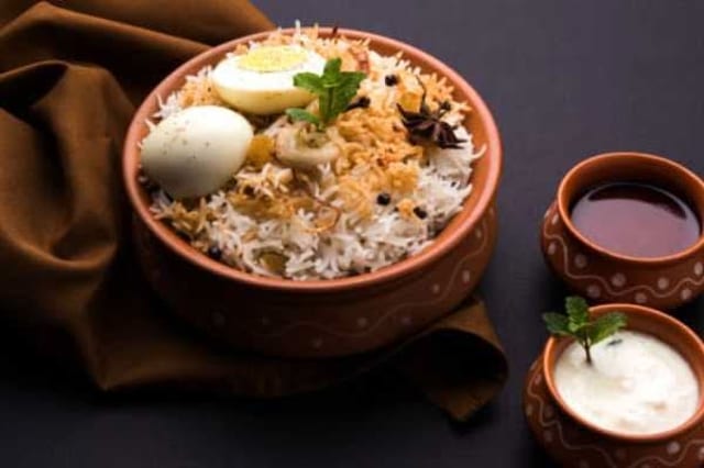 Egg Biryani.